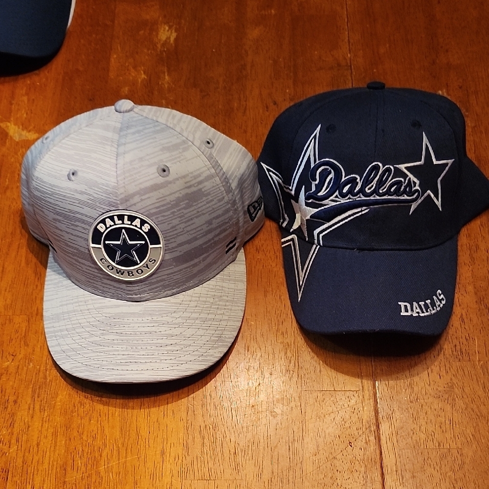 Dallas Cowboys Caps in Gray and Blue